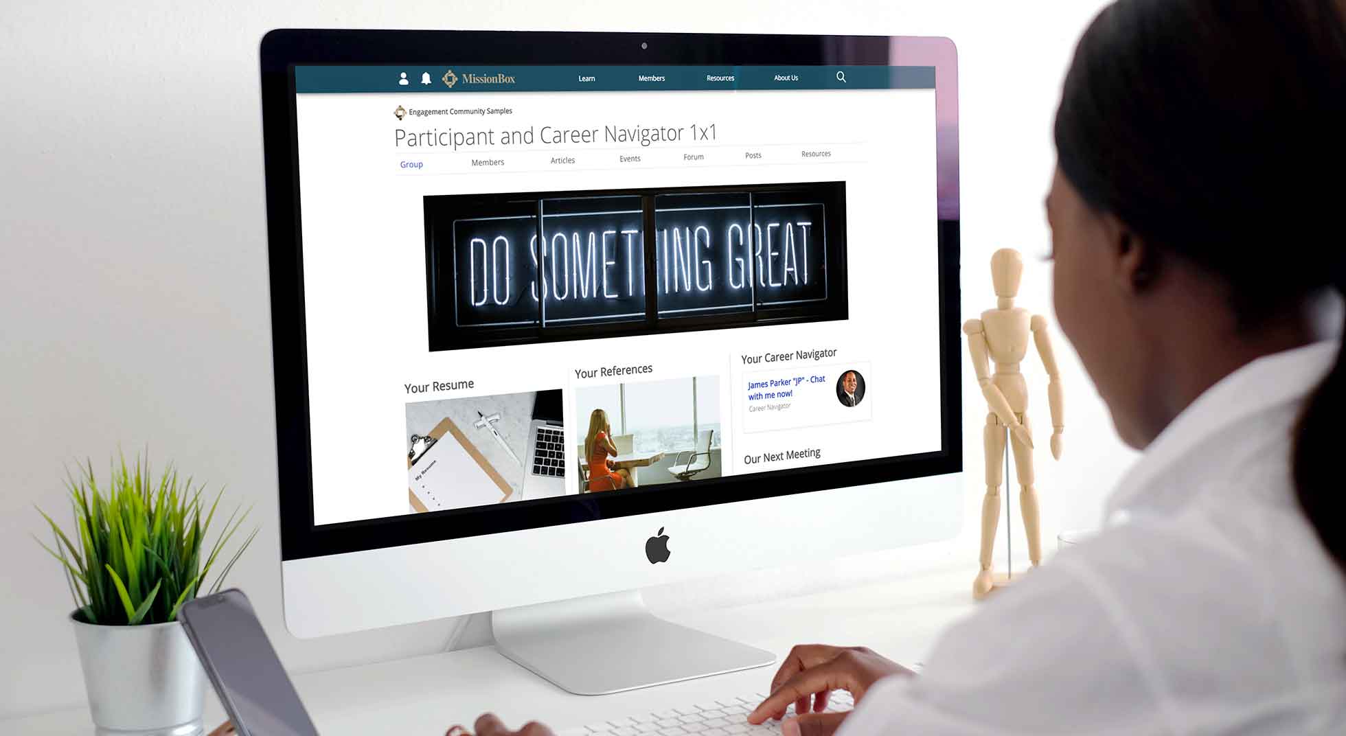Participant and Career Navigator 1x1 Portal