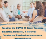 Covid-19 Community Support Group Tuesdays and Thursdays 12-1 - Featured Photo